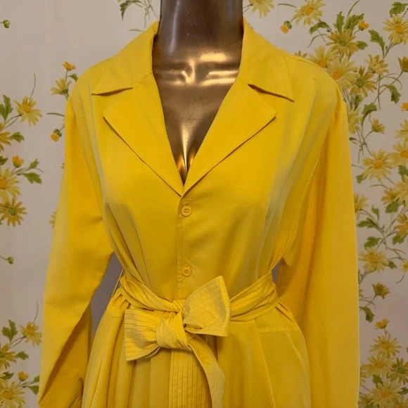 Yellow tiered Maxi Dress size M - Picture 5 of 12